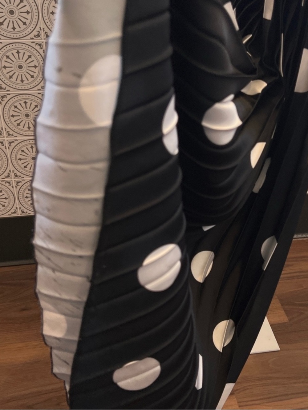 L'IDEE Black Tie Gown black and white strapless maxi new with flaw size 6 us - Picture 15 of 17